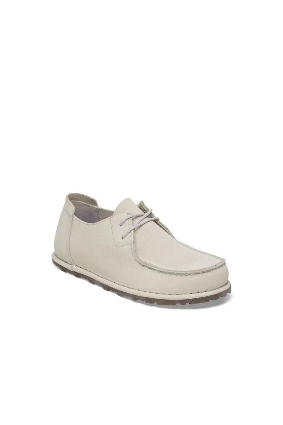 Birkenstock Utti Lace Suede Leather Antique White-4